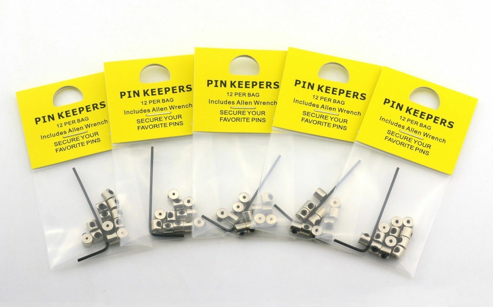 StockPins Pin-Locks Pin-Keepers Locking Pin Back with Allen Wrench Popular  with Bikers and Pin Collectors